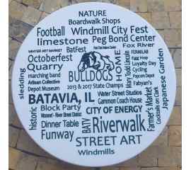 This Batavia Sandstone Coaster is made with love by Studio Patty D! Shop more unique gift ideas today with Spots Initiatives, the best way to support creators.