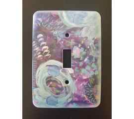 This Purple Abstract - Single Switch Cover is made with love by Studio Patty D! Shop more unique gift ideas today with Spots Initiatives, the best way to support creators.