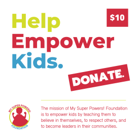 This $10 Donation to My Super Powers! Foundation is made with love by My Super Powers Foundation! Shop more unique gift ideas today with Spots Initiatives, the best way to support creators.