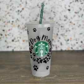 This Dog Mom Starbucks Cold Cup is made with love by Virtually Em Designs! Shop more unique gift ideas today with Spots Initiatives, the best way to support creators.