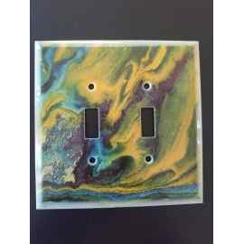 This Double Switch Plate Cover - Green River abstract is made with love by Studio Patty D at Image Awards! Shop more unique gift ideas today with Spots Initiatives, the best way to support creators.