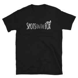This Full-Reverse SOTF Logo Short Sleeve T-Shirt in Black is made with love by Spots On The FOX! Shop more unique gift ideas today with Spots Initiatives, the best way to support creators.