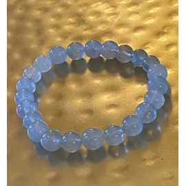 This Aquamarine throat healing bracelet by Earth Karma is made with love by EARTH KARMA! Shop more unique gift ideas today with Spots Initiatives, the best way to support creators.