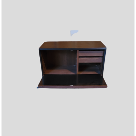 This Console cabinet - furniture - One of a kind - hand painted semi-gloss black is made with love by ReviXit Furniture! Shop more unique gift ideas today with Spots Initiatives, the best way to support creators.