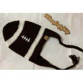 This Football Beanie - Adult is made with love by Classy Crafty Wife! Shop more unique gift ideas today with Spots Initiatives, the best way to support creators.