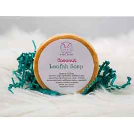 This Coconut Loofah soap is made with love by Sudzy Bums! Shop more unique gift ideas today with Spots Initiatives, the best way to support creators.