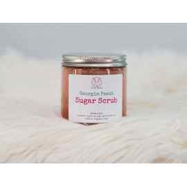 This Peach Organic Sugar Scrub is made with love by Sudzy Bums! Shop more unique gift ideas today with Spots Initiatives, the best way to support creators.