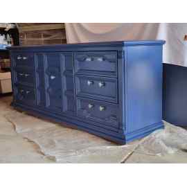 This Buffet cabinet- Large - Blue is made with love by ReviXit Furniture! Shop more unique gift ideas today with Spots Initiatives, the best way to support creators.