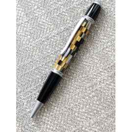 This Gold Rubix acrylic Gatsby twist pen is made with love by Blackbear Designs! Shop more unique gift ideas today with Spots Initiatives, the best way to support creators.