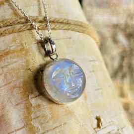 This Moon goddess- Moon face carved moonstone necklacen by Earth Karma is made with love by EARTH KARMA! Shop more unique gift ideas today with Spots Initiatives, the best way to support creators.