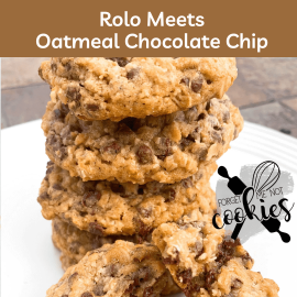 This Rolo Meets Oatmeal Chocolate Chip - Cookies by the Half Dozen is made with love by Forget Me Not Cookies! Shop more unique gift ideas today with Spots Initiatives, the best way to support creators.