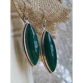 This Green onyx chalcedony statement earrings by Earth Karma is made with love by EARTH KARMA! Shop more unique gift ideas today with Spots Initiatives, the best way to support creators.