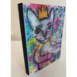 This Cool Cat "Luke" Crowned Critter Small Blank Journal for notes, lists, sketching and planning is made with love by Studio Patty D at Image Awards! Shop more unique gift ideas today with Spots Initiatives, the best way to support creators.