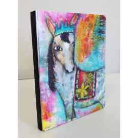 This "Painted Pony" Crowned Critter, Small Blank Journal for notes, lists, sketching and planning is made with love by Studio Patty D at Image Awards! Shop more unique gift ideas today with Spots Initiatives, the best way to support creators.