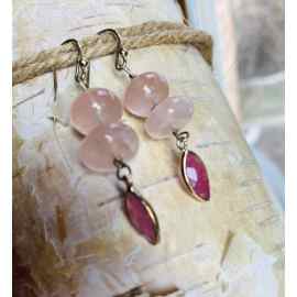 This Rose quartz and Ruby dangly earrings by Earth Karma [CLONE] is made with love by EARTH KARMA! Shop more unique gift ideas today with Spots Initiatives, the best way to support creators.