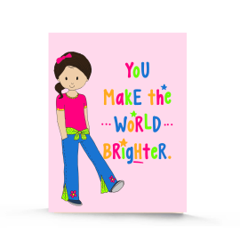This Brighter Birthday Girl is made with love by Stacey M Design! Shop more unique gift ideas today with Spots Initiatives, the best way to support creators.