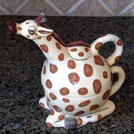 This Giraffe Tea for One Teapot Decorative Kitchen Home Décor Blue Sky Clayworks is made with love by Premier Homegoods! Shop more unique gift ideas today with Spots Initiatives, the best way to support creators.