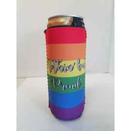 This Nothin' but Proud - Slim can Coozie is made with love by Studio Patty D at Image Awards! Shop more unique gift ideas today with Spots Initiatives, the best way to support creators.
