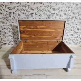 This Vintage cedar chest is made with love by ReviXit Furniture! Shop more unique gift ideas today with Spots Initiatives, the best way to support creators.