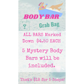 This Mystery Body Bar Grab Bag Sale! is made with love by Sudzy Bums! Shop more unique gift ideas today with Spots Initiatives, the best way to support creators.