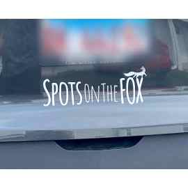 This Spots On The FOX Car Decal is made with love by Spots On The FOX! Shop more unique gift ideas today with Spots Initiatives, the best way to support creators.