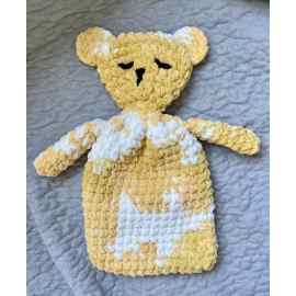 This Sleepy Bear Baby Snuggy is made with love by Classy Crafty Wife! Shop more unique gift ideas today with Spots Initiatives, the best way to support creators.