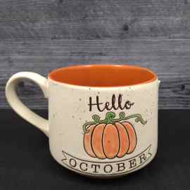 This Halloween October Pumpkin Coffee Mug Beverage Tea Cup 18oz 532ml by Blue Sky is made with love by Premier Homegoods! Shop more unique gift ideas today with Spots Initiatives, the best way to support creators.