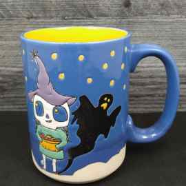 This Halloween Ghost Coffee Mug Beverage Tea Cup 18oz 532ml by Blue Sky is made with love by Premier Homegoods! Shop more unique gift ideas today with Spots Initiatives, the best way to support creators.
