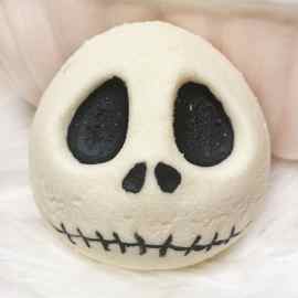 This Jack Skellington Bath Bomb is made with love by Calla Lily Cosmetics! Shop more unique gift ideas today with Spots Initiatives, the best way to support creators.