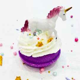 This Unicorn Donut Bath Bomb - Purple is made with love by Calla Lily Cosmetics! Shop more unique gift ideas today with Spots Initiatives, the best way to support creators.