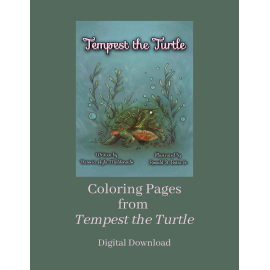 This Tempest the Turtle Coloring Pages (Digital Download) is made with love by Victoria J. Hyla (Author)/Victorious Editing Services! Shop more unique gift ideas today with Spots Initiatives, the best way to support creators.