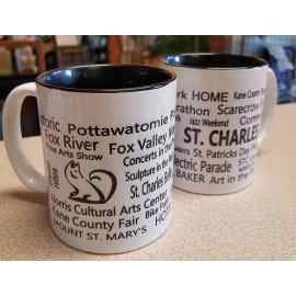 This Our Towns – St. Charles Coffee Mug is made with love by Studio Patty D! Shop more unique gift ideas today with Spots Initiatives, the best way to support creators.