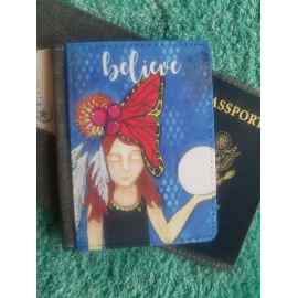 This Passport Holder - "Believe" is made with love by Studio Patty D at Image Awards! Shop more unique gift ideas today with Spots Initiatives, the best way to support creators.