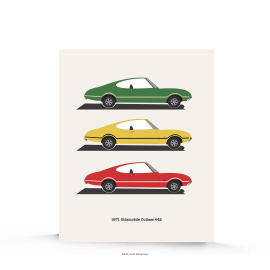 This Classic car | vintage car | car print | car lover | 1971 Oldsmobile Cutlass | American cars | Americana | wall art | Art | wall decor is made with love by IJM Creative Studio! Shop more unique gift ideas today with Spots Initiatives, the best way to support creators.