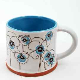 This Poppy Flower Coffee Mug Soup Cup Succulent Plant Holder 17oz (503ml) New is made with love by Premier Homegoods! Shop more unique gift ideas today with Spots Initiatives, the best way to support creators.