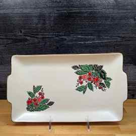 This Holiday Christmas Berry Tray Serving Plate 12" Platter Blue Sky is made with love by Premier Homegoods! Shop more unique gift ideas today with Spots Initiatives, the best way to support creators.