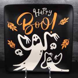 This Halloween Ghosts Square Dinner Plate 10.5" (27cm) by Blue Sky Clayworks is made with love by Premier Homegoods! Shop more unique gift ideas today with Spots Initiatives, the best way to support creators.