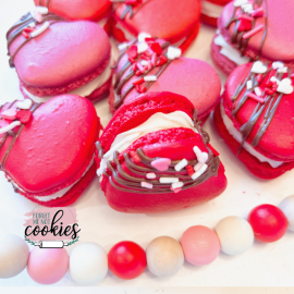 This Valentine's Heart Macaron Box is made with love by Forget Me Not Cookies! Shop more unique gift ideas today with Spots Initiatives, the best way to support creators.