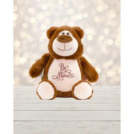 This Be Mine Brown Teddy Bear is made with love by Sewing From The Hart! Shop more unique gift ideas today with Spots Initiatives, the best way to support creators.