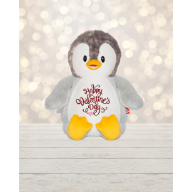 This Happy Valentine's Day Penguin is made with love by Sewing From The Hart! Shop more unique gift ideas today with Spots Initiatives, the best way to support creators.