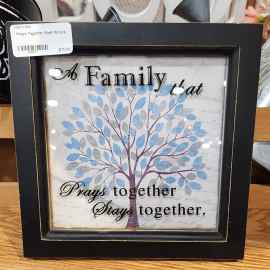 This Pray Together Picture is made with love by Perfectly Imperfect Home Boutique! Shop more unique gift ideas today with Spots Initiatives, the best way to support creators.