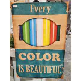 This Every Color Is Beautiful 24x36 Canvas is made with love by Perfectly Imperfect Home Boutique! Shop more unique gift ideas today with Spots Initiatives, the best way to support creators.