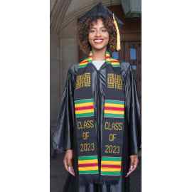 This AF9-CLASS OF 2023 KENTE STOLE-"KNOWLEDGE, LIFELONG EDUCATION" is made with love by Midwest Global Group Inc! Shop more unique gift ideas today with Spots Initiatives, the best way to support creators.