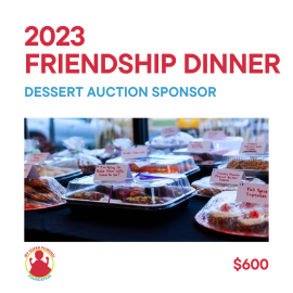 This 2023 Friendship Dinner: Dessert Auction Sponsor is made with love by My Super Powers Foundation! Shop more unique gift ideas today with Spots Initiatives, the best way to support creators.