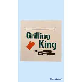 This Grilling King is made with love by Duo Deesigns! Shop more unique gift ideas today with Spots Initiatives, the best way to support creators.