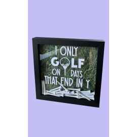 This I Only Golf on Days That End in Y is made with love by Duo Deesigns! Shop more unique gift ideas today with Spots Initiatives, the best way to support creators.