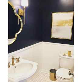 This Powder Room repaint is made with love by Pallaspainting! Shop more unique gift ideas today with Spots Initiatives, the best way to support creators.