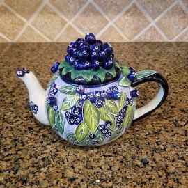 This Blueberry Teapot is made with love by Premier Homegoods! Shop more unique gift ideas today with Spots Initiatives, the best way to support creators.