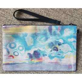 This Abstract Wristlet is made with love by Studio Patty D! Shop more unique gift ideas today with Spots Initiatives, the best way to support creators.