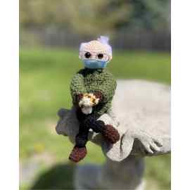 This Bernie Sanders Doll - Crochet is made with love by Classy Crafty Wife! Shop more unique gift ideas today with Spots Initiatives, the best way to support creators.